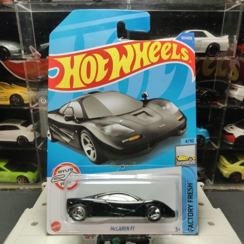 Hot Wheels McLaren F1 Factory Fresh – Modellauto 4/10, Orange, Kurzkarte, Mattel 2022