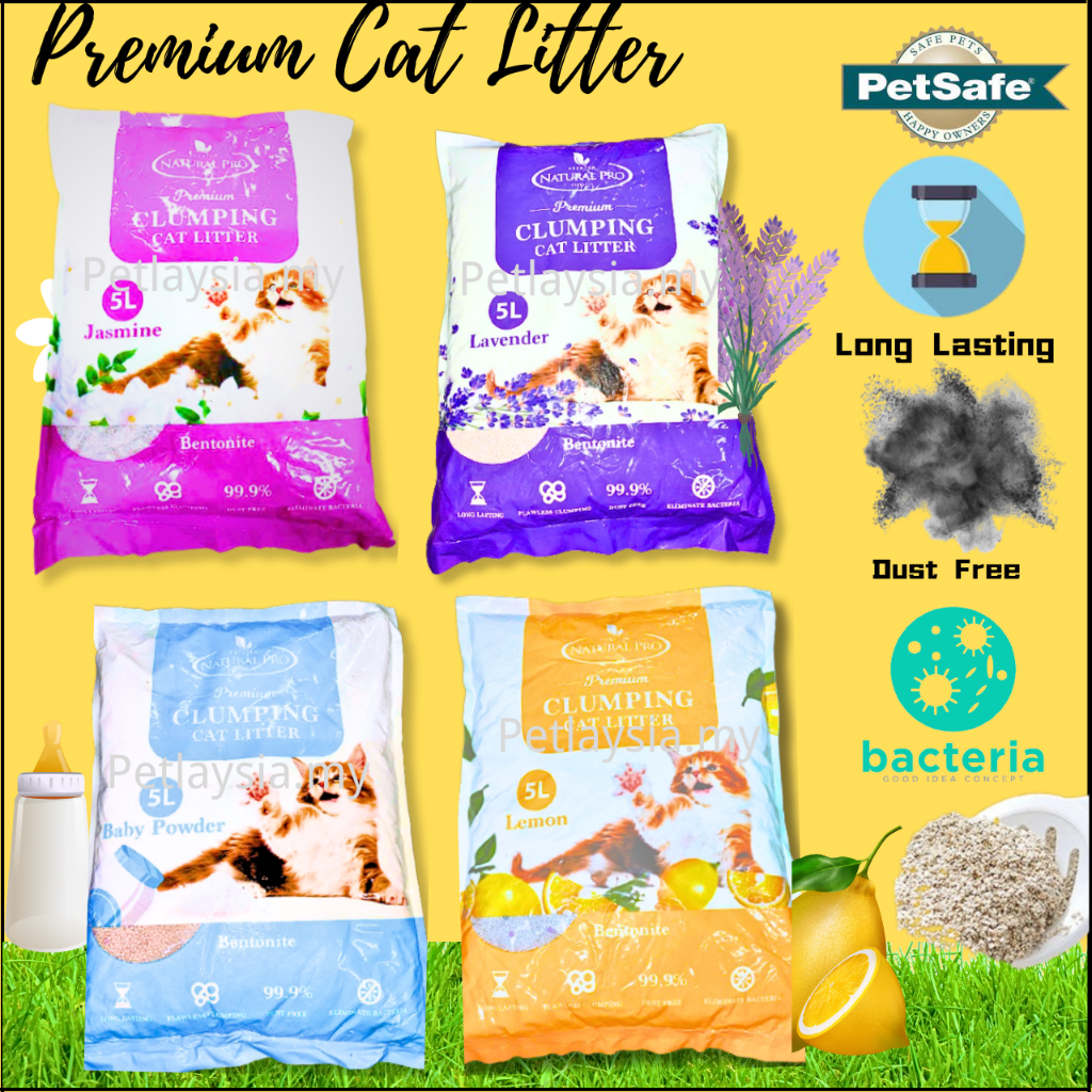 Premium Super Clumping Cat Litter Tofu Cat Litter Sand Pasir Kucing