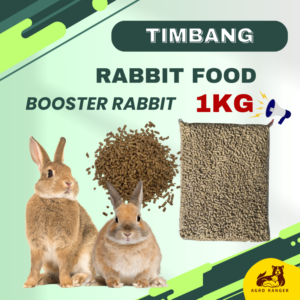 1KG Timbang / Repacking Makanan Arnab Premium / Dedak Arnab / Landak ...