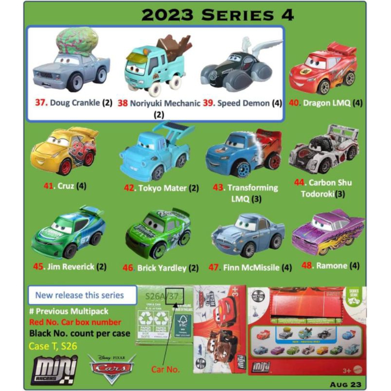 Cars Mini Racers Series 4 2023 | Shopee Malaysia