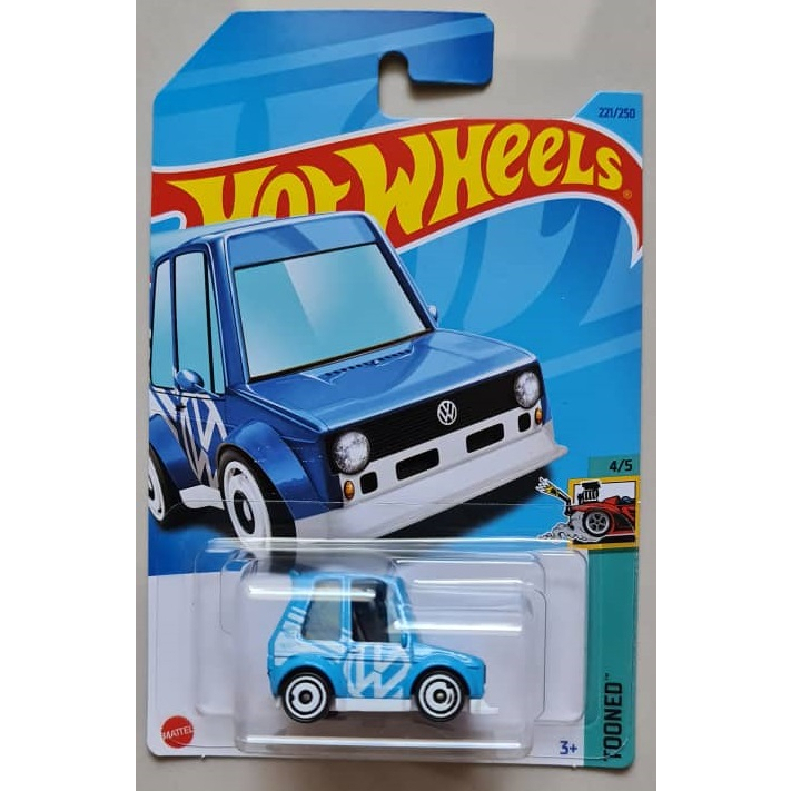 Hot Wheels Treasure Hunt Tooned Volkswagen Golf MK1 Shopee Malaysia