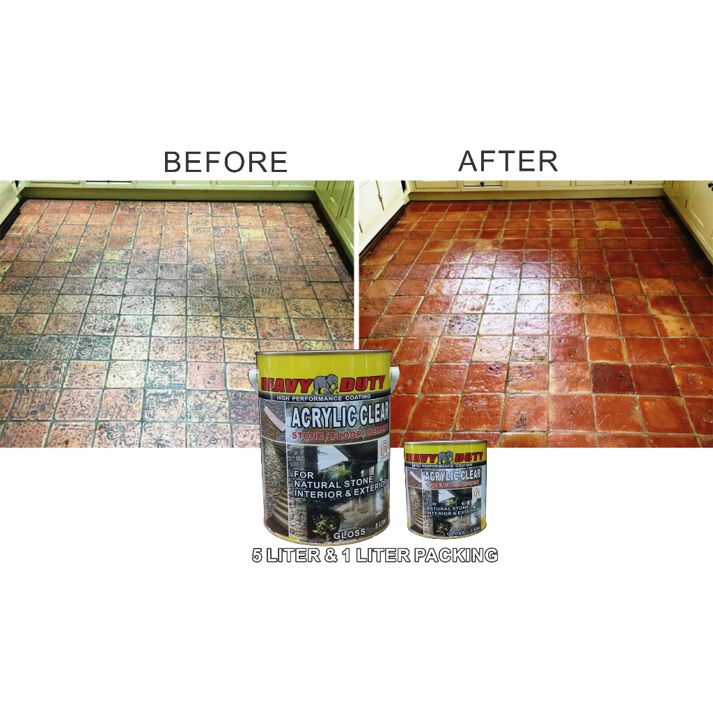 5L ACRYLIC CLEAR HEAVY DUTY BRAND ( 5L CLEAR GLOSS ) EXTERIOR ...