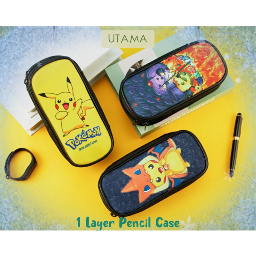POKEMON/PIKACHU Color 3D Exquisite Cartoon Student Stationery Pencil ...