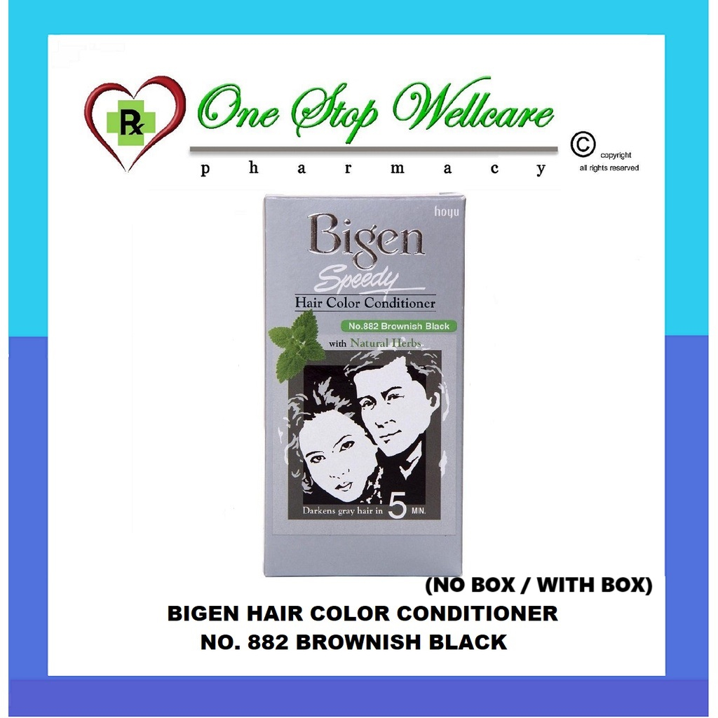 Bigen Speedy Hair Color Conditioner No 882 Brownish Black Exp082026 Shopee Malaysia 5099