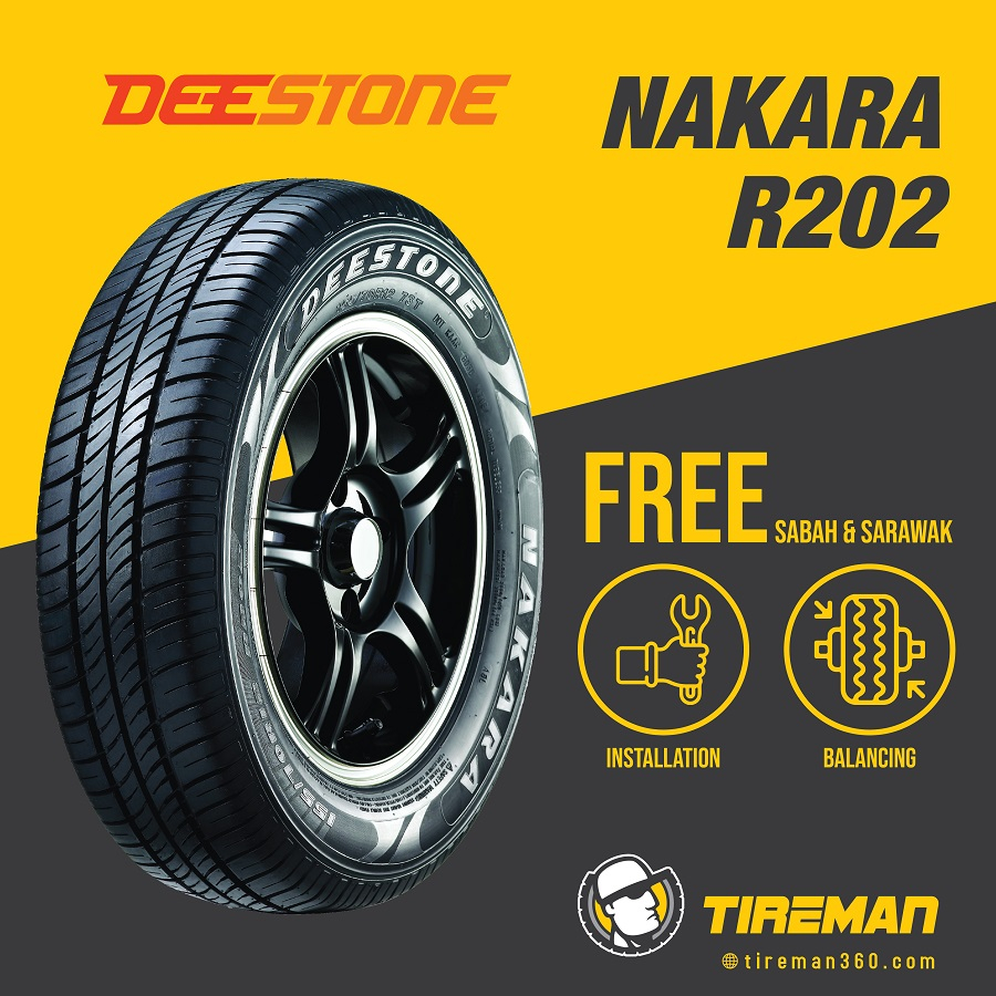 Deestone Nakara R202 155/70R12 Inch Tayar Tire (FREE INSTALLATION ...