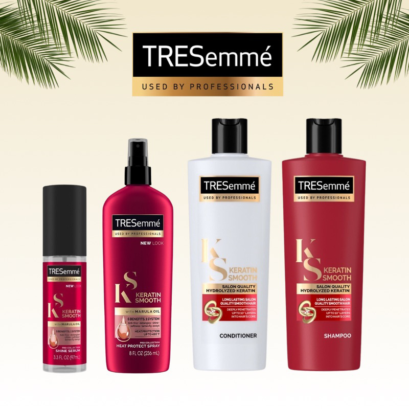 Tresemme keratin smooth shampoo deals and conditioner