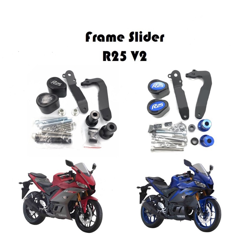 Frame Slider Yamaha R25 V2 2019 2020 2021 Crush Protector Body