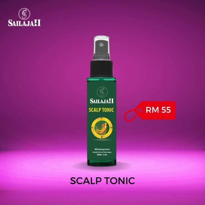 Sailajah Hair Growth Tonic + Free Gift 🎁 Shopee Malaysia