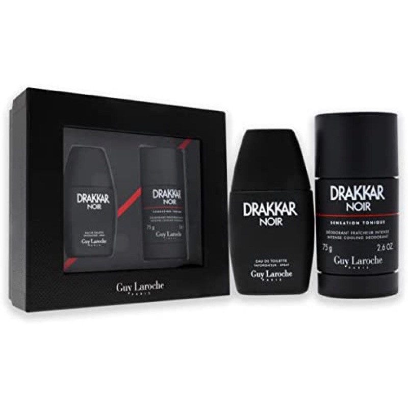 GIFT SET PERFUME ORIGINAL DRAKKA NOIR MURAH PERFUME MURAH | Shopee Malaysia