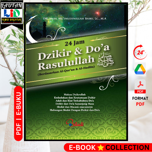 24 Jam Dzikir Dan Doa Rasulullah Saw Ebuku Ebook E Buku Shopee