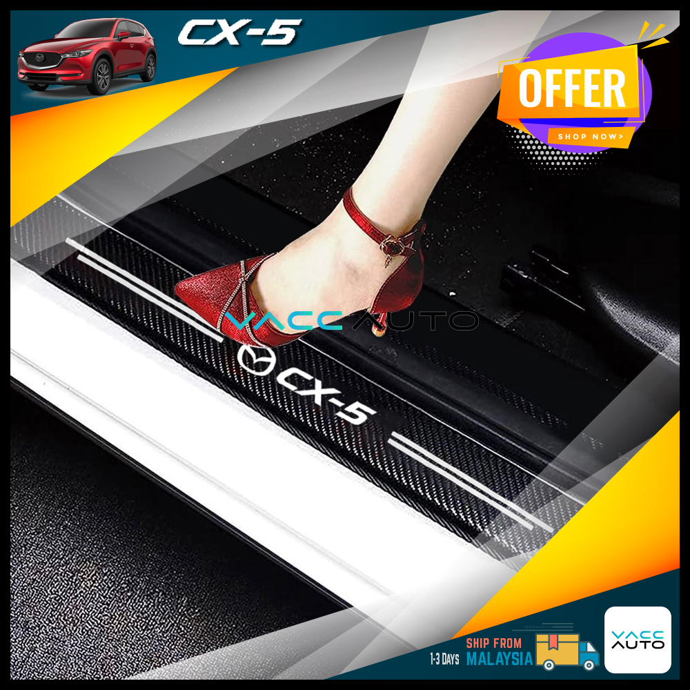 Nietuin Auto Uitlaat Systemen Uitlaten Rvs Tip Uitlaat Accessoires Voor Mazda CX-5 Cx 5 Cx5 Kf 2021 2013-2019 Achteruitlaatdemper Staart Keel (Color : Zwart
