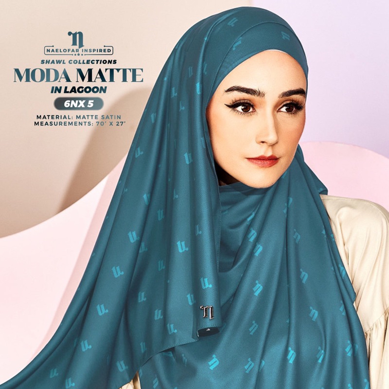 naelofar mono printed shawl