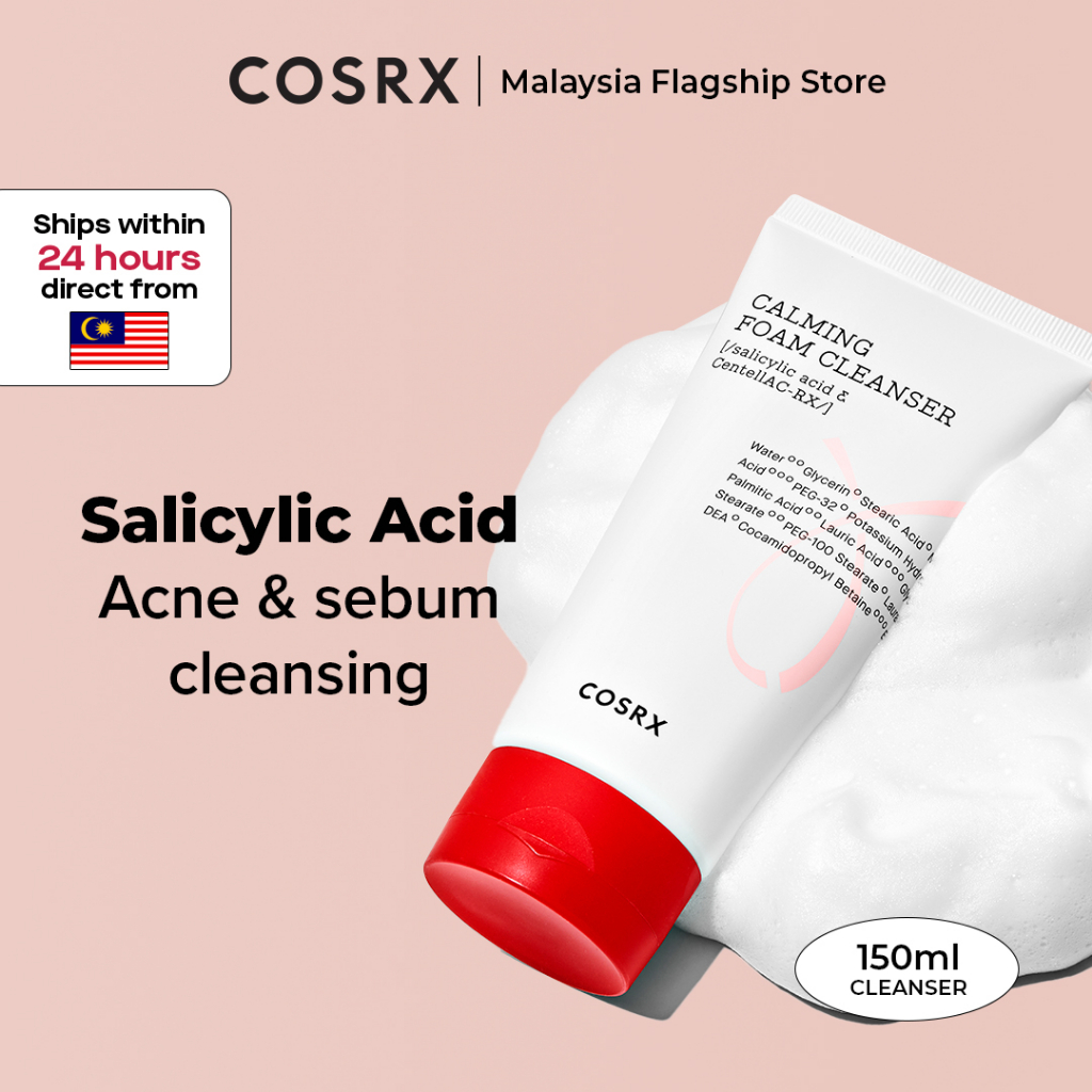 COSRX AC Collection Calming Foam Cleanser 150ml | Shopee Malaysia