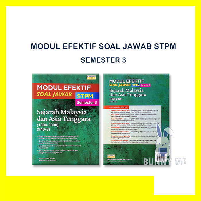 [bunny] 2023 Buku Rujukan Modul Efektif Soal Jawab Stpm Semester 3