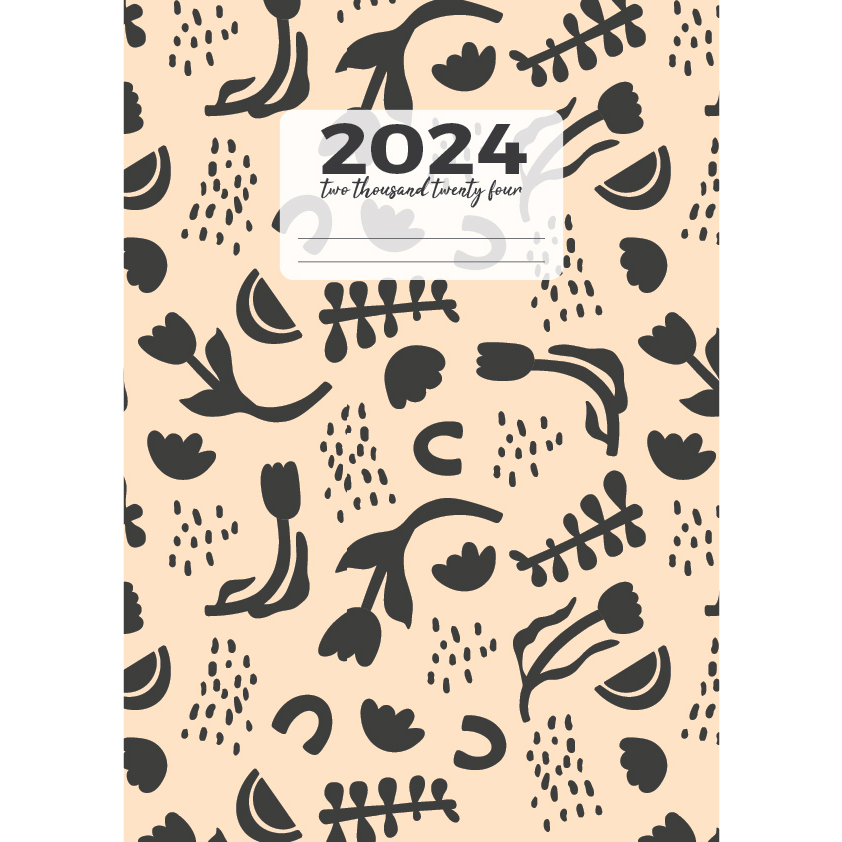 Planner Booklet 2024 A4 B5 SIZE Simple Planner Book Diary/ Diary