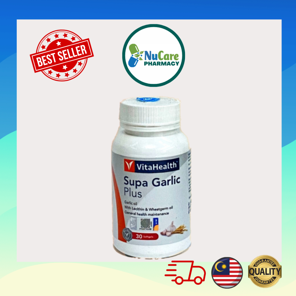 VITAHEALTH SUPA GARLIC PLUS 30S BTL | Shopee Malaysia