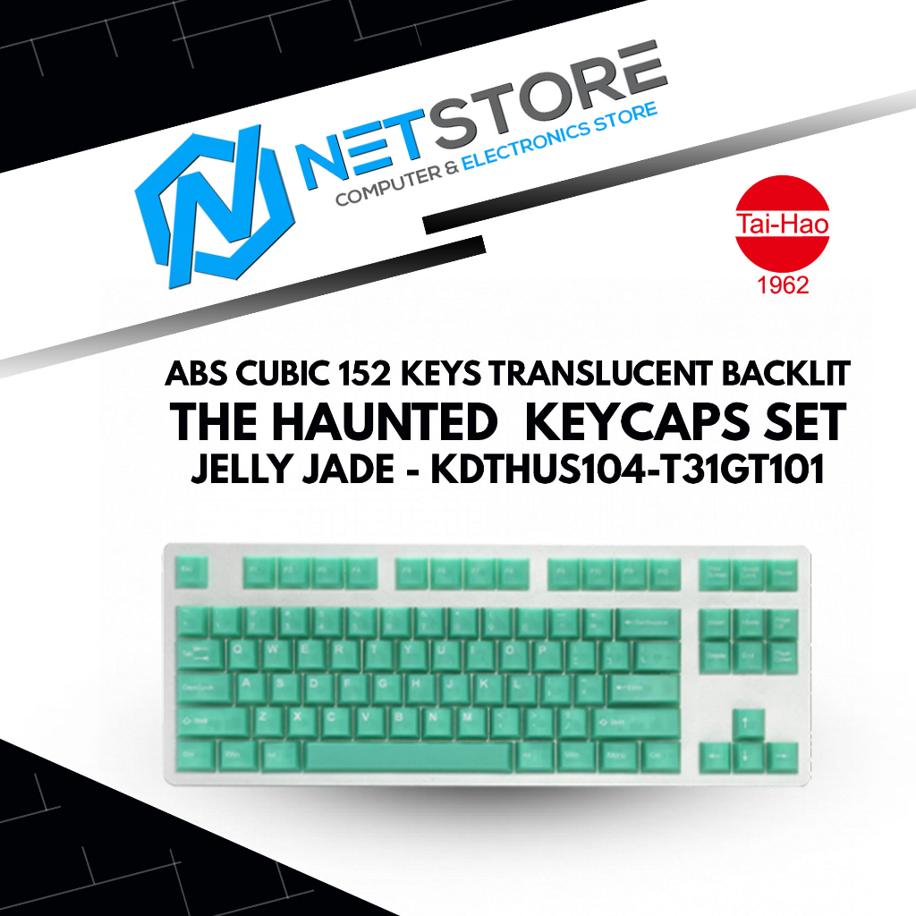 TAI-HAO ABS CUBIC 152 KEYS TRANSLUCENT BACKLIT - THE HAUNTED KEYCAPS ...
