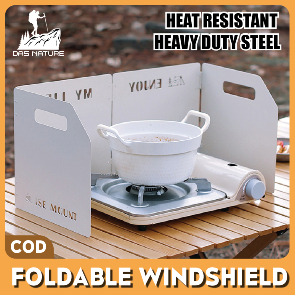 Das Nature™ Foldable Camping Stove Windshield Portable Camping Stove