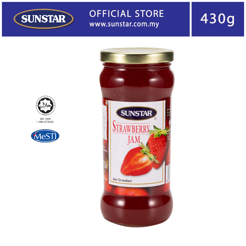 SUNSTAR Strawberry Jam / Jem Strawberi (430g) | Shopee Malaysia