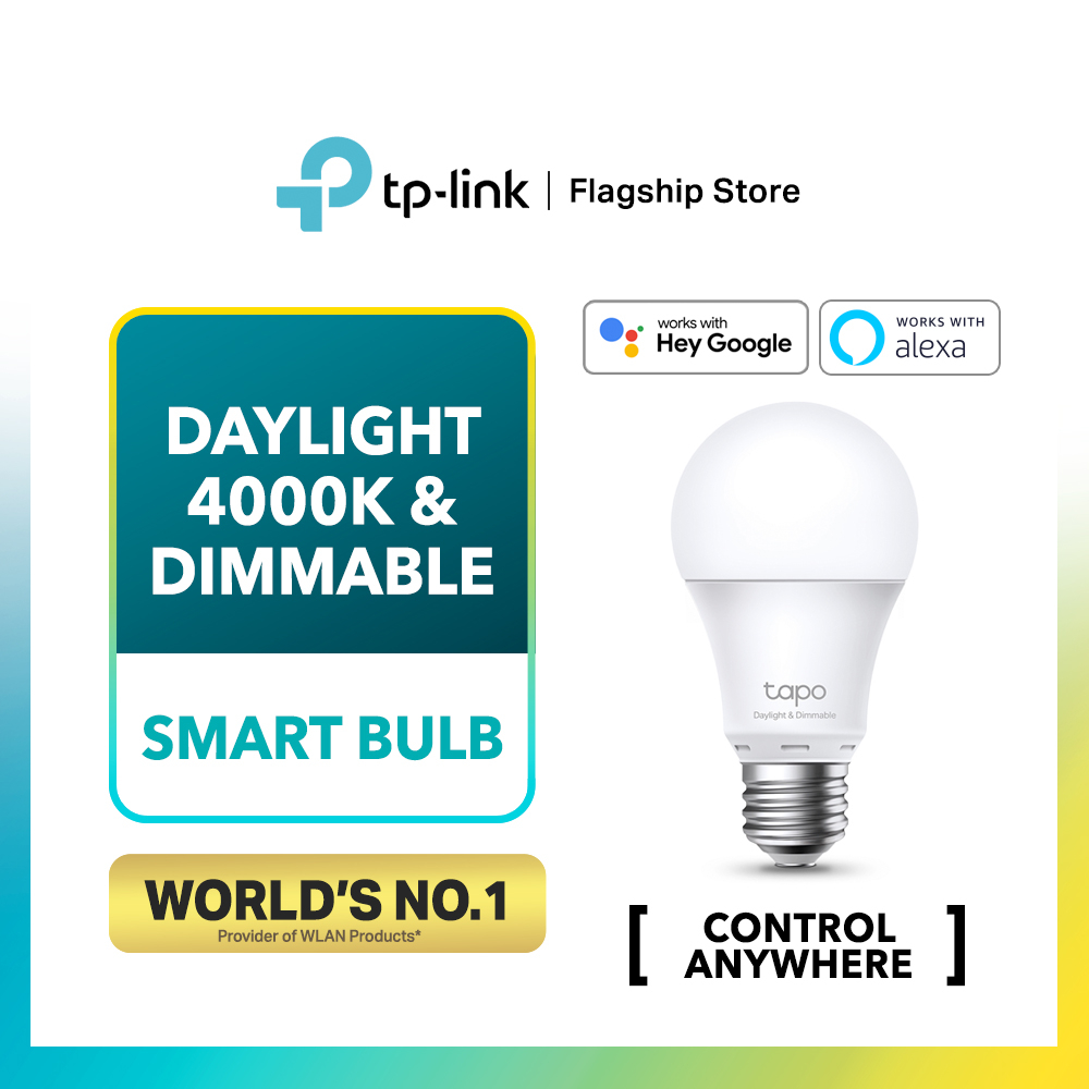 TP-Link Smart Wi-Fi Smart Daylight & Dimmable LED Bulb Tapo L520E