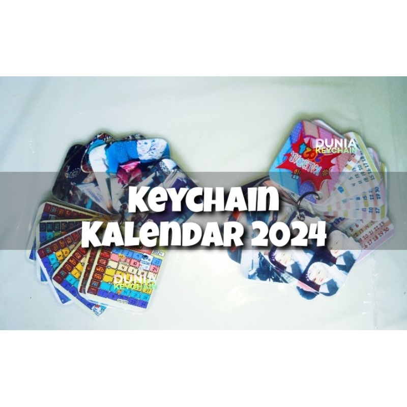 keychain kalendar 2024 | Shopee Malaysia