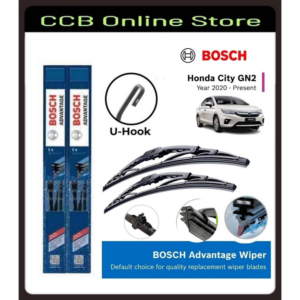 Bosch Advantage Wiper Set For Honda City GN2 Sedan & Hatchback 2020 ...