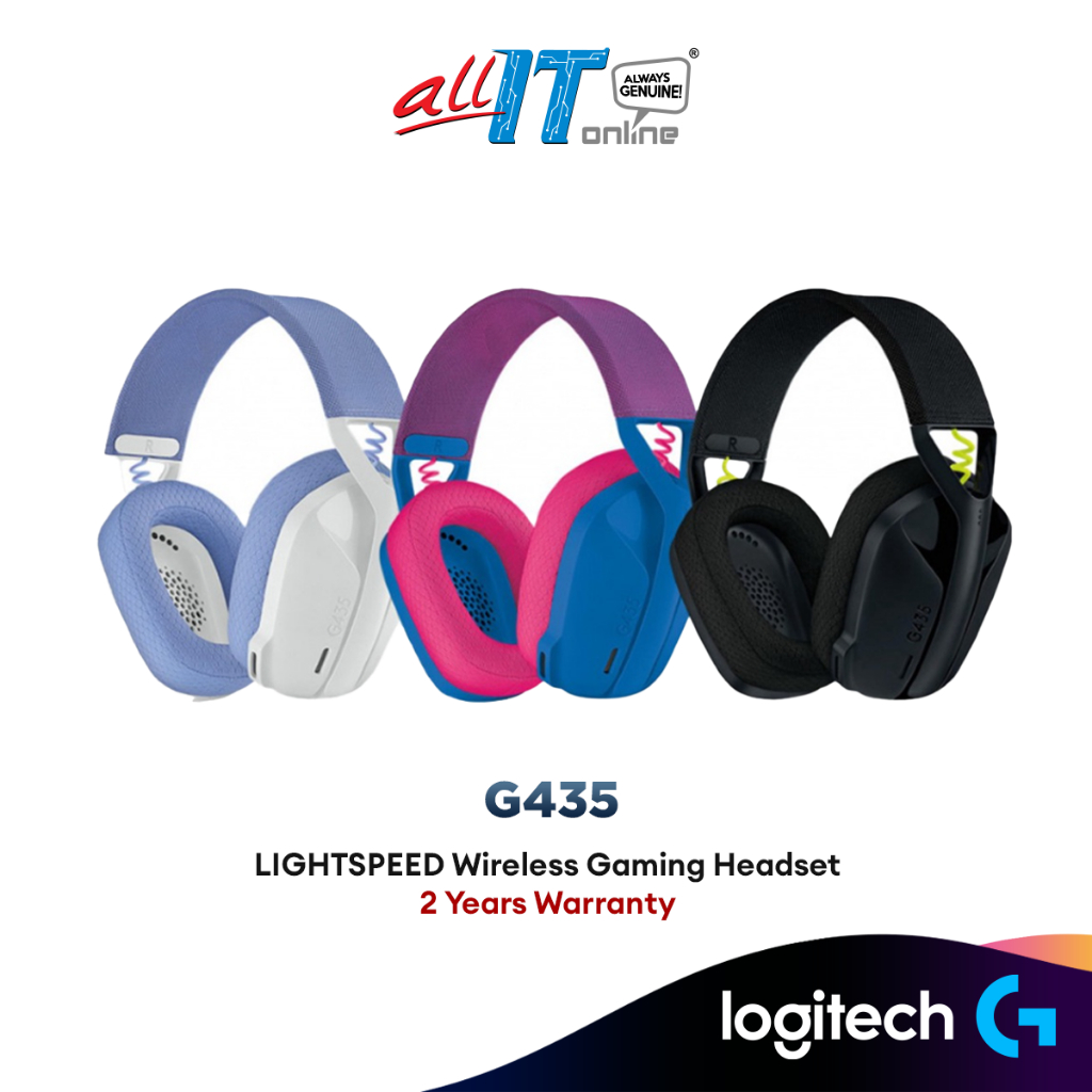 Auriculares Gaming Bluetooth LOGITECH Lightspeed G435 (Over Ear