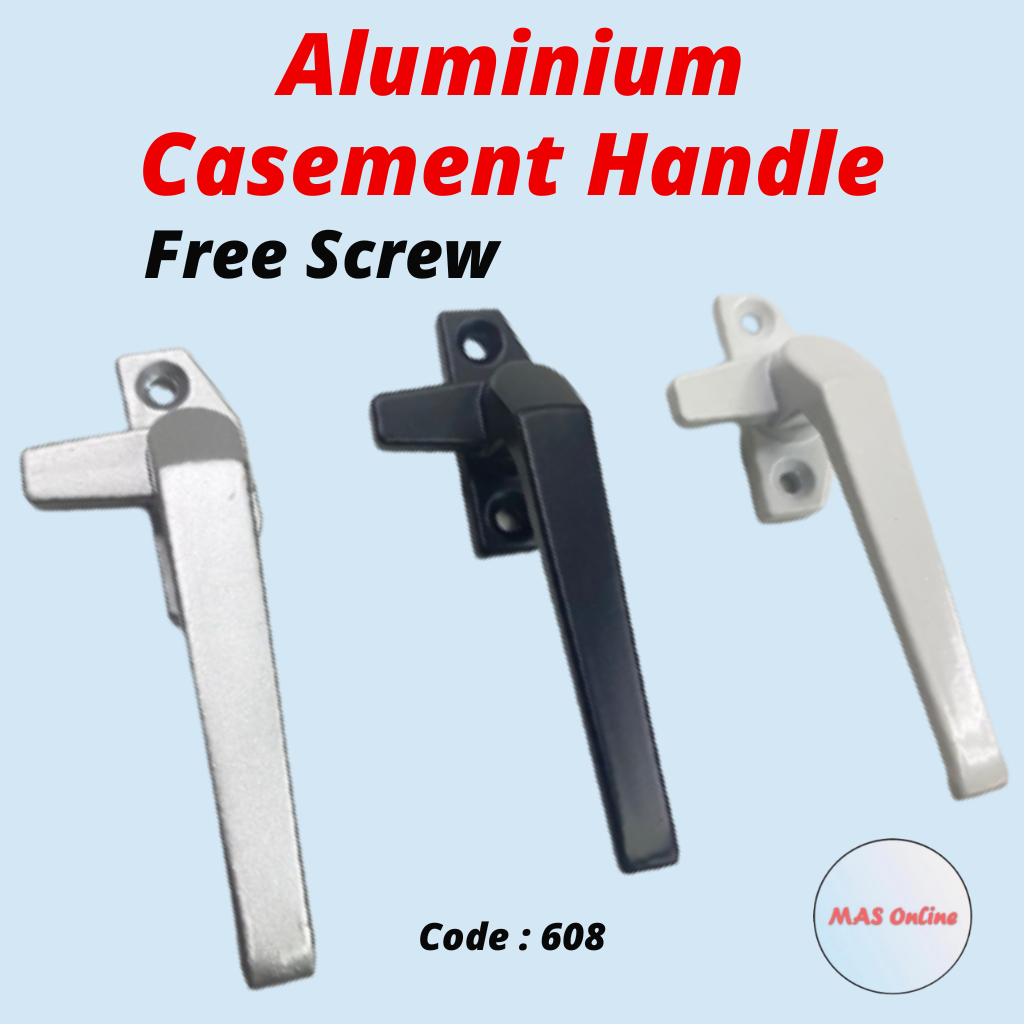 608 Aluminium Window Handle Pemegang Cermin Tingkap Casement Handle ...