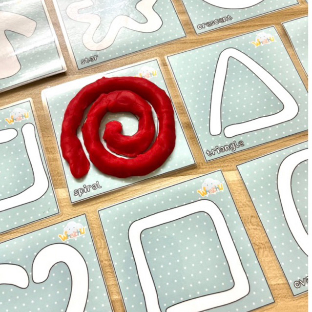 Play Dough Mat Game Play Educational Toys Kids Activity 12 cards ...