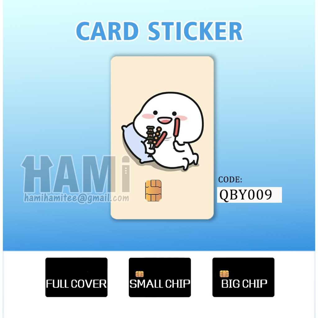 QUBY card sticker - QUBY touch n go card sticker - Quby card sticker ...