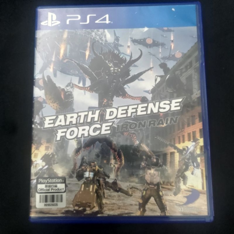 Jeu PS4 Earth Defense Force: Iron Rain - Occasion En Très Bon état, Boîte Comprise
