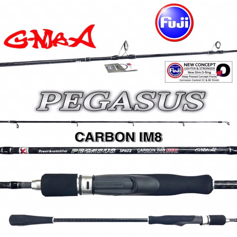 GMAX PEGASUS CARBOB IM8 BAITCAST AND SPINNING FISHING ROD BUTT JOINT ...
