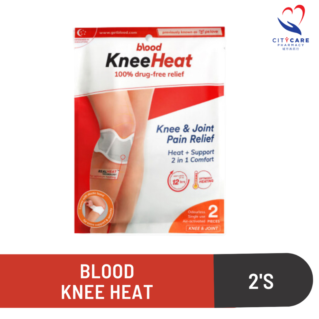 BLODD Knee Heat Knee & Joint Pain Relief 2's Shopee Malaysia