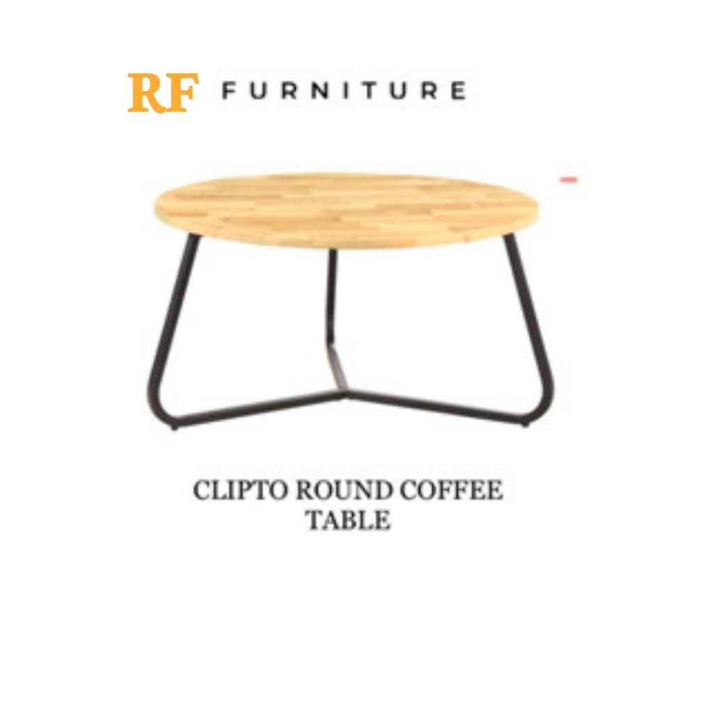 Round Coffee Table/ Metal Leg Round Coffee Table/RF FURNITURE CLIPTO