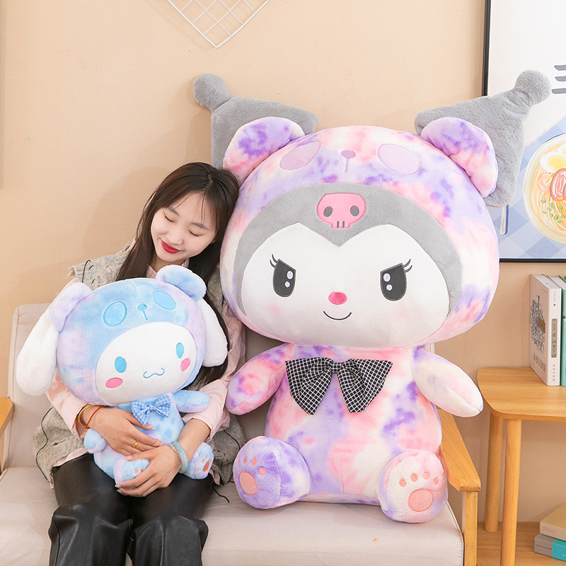 Rainbow Kuromi Hoodie Sanrio Cinnamoroll Plush Dolls Gift For Girls ...