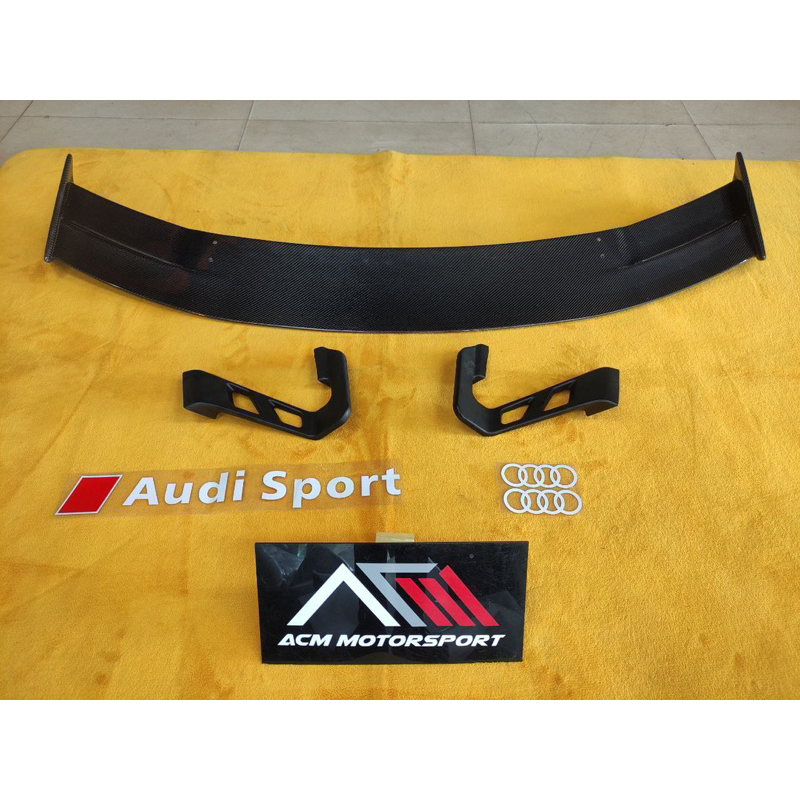Audi tt mk2 mk3 carbon fiber spoiler Shopee Malaysia