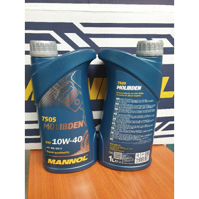 208 Liter MANNOL Motoröl Molibden 10W-40 API SN 10W40 Mos2 Vw 501 01 505 00