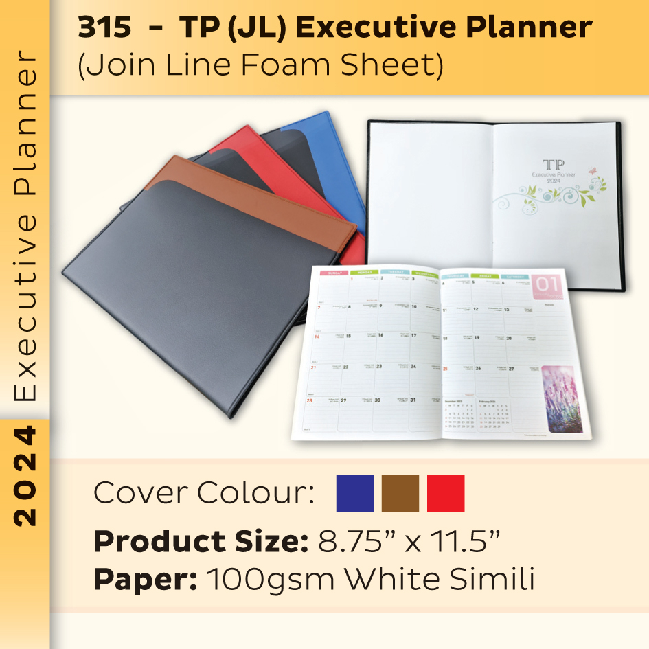 [ READY STOCK ] Executive Planner 2024 A4 size Shopee Malaysia