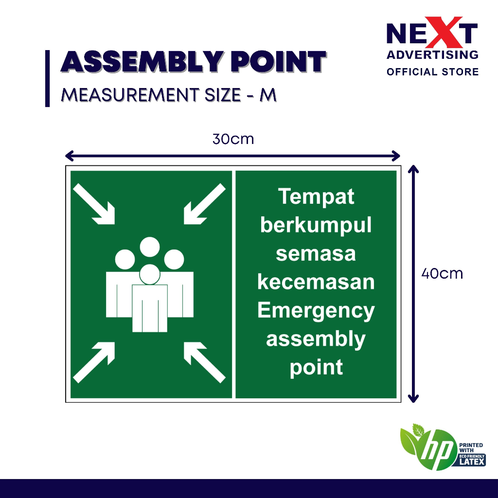 Emergency Assembly Point Signage | Tempat Berkumpul Semasa Kecemasan ...