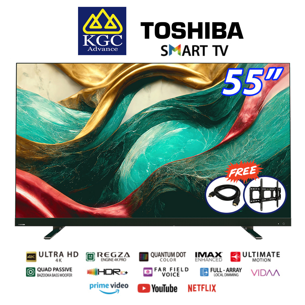 Toshiba 55" 4K UHD 144Hz Mini-LED Smart TV 55Z870MP [Free Bracket ...