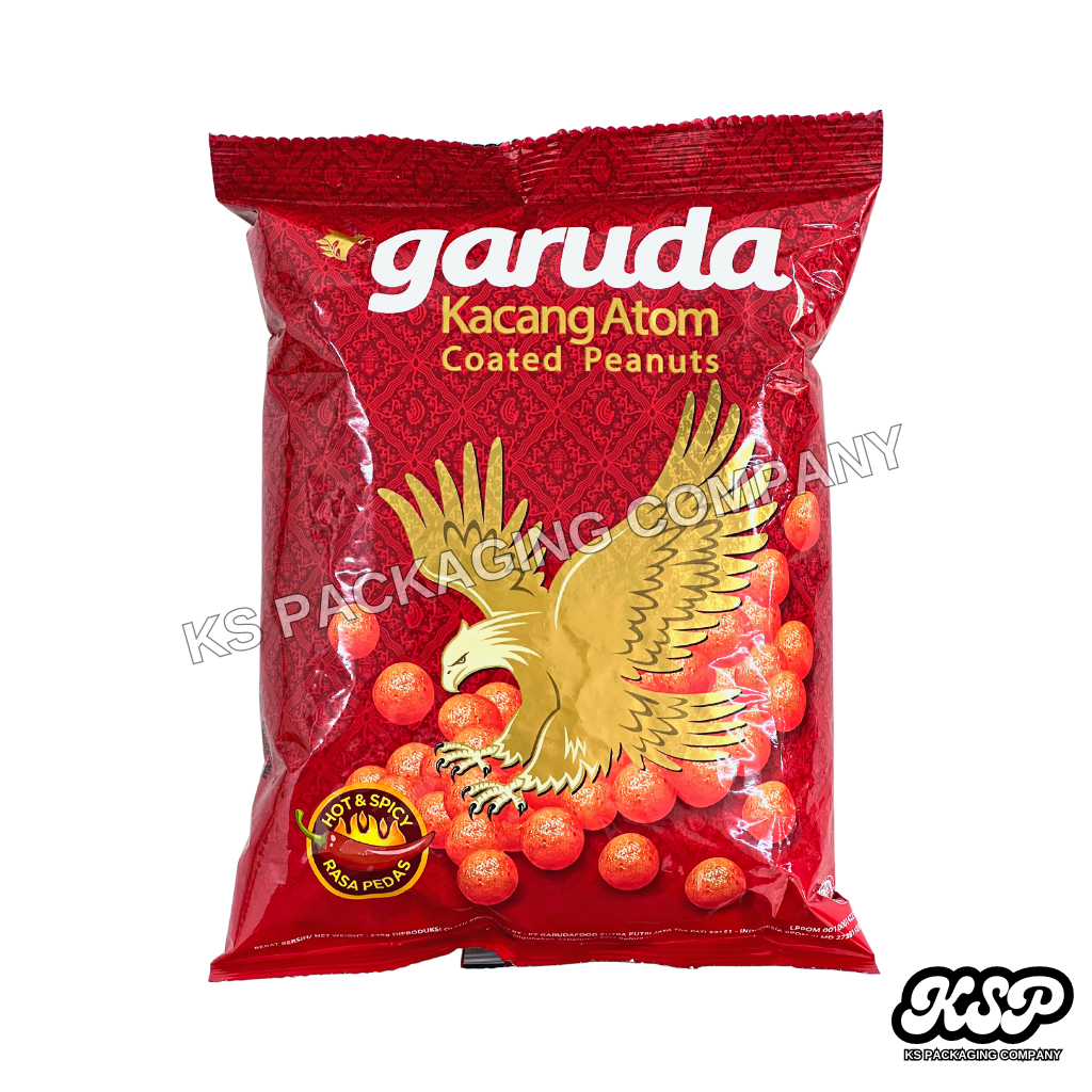 230g Garuda Kacang Atom Coated Peanuts Hot Spicy Rasa Pedas Shopee