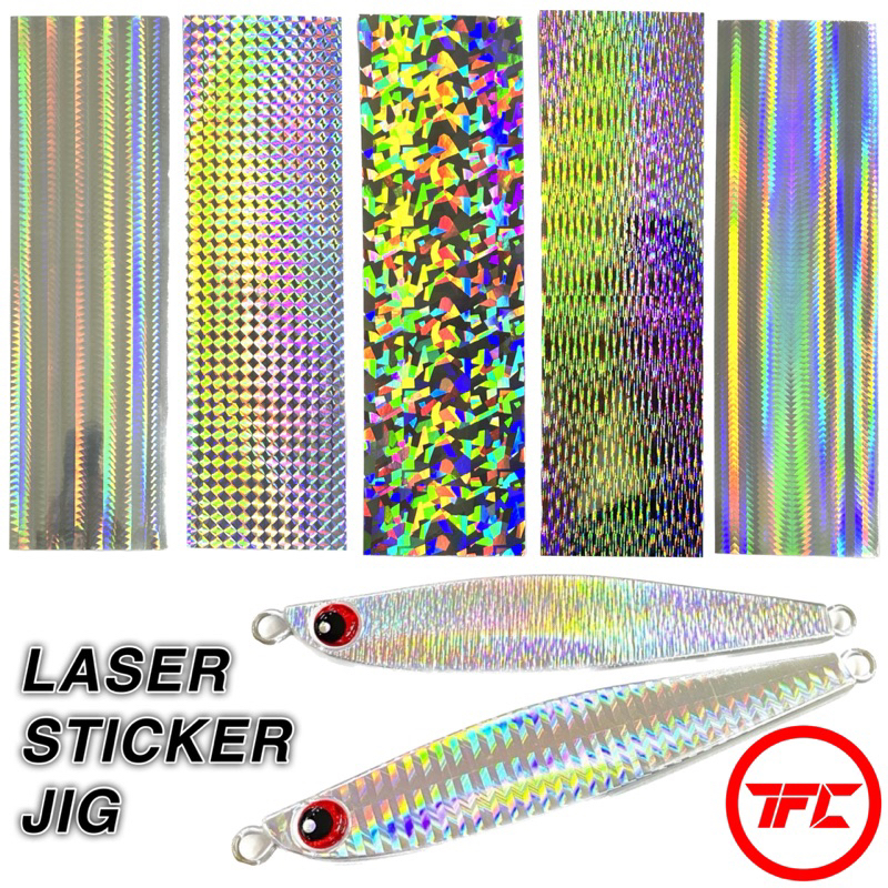 TFC Laser Sticker Hologram Fishing Lure & Jig Sisik Ikan Viper | Shopee ...