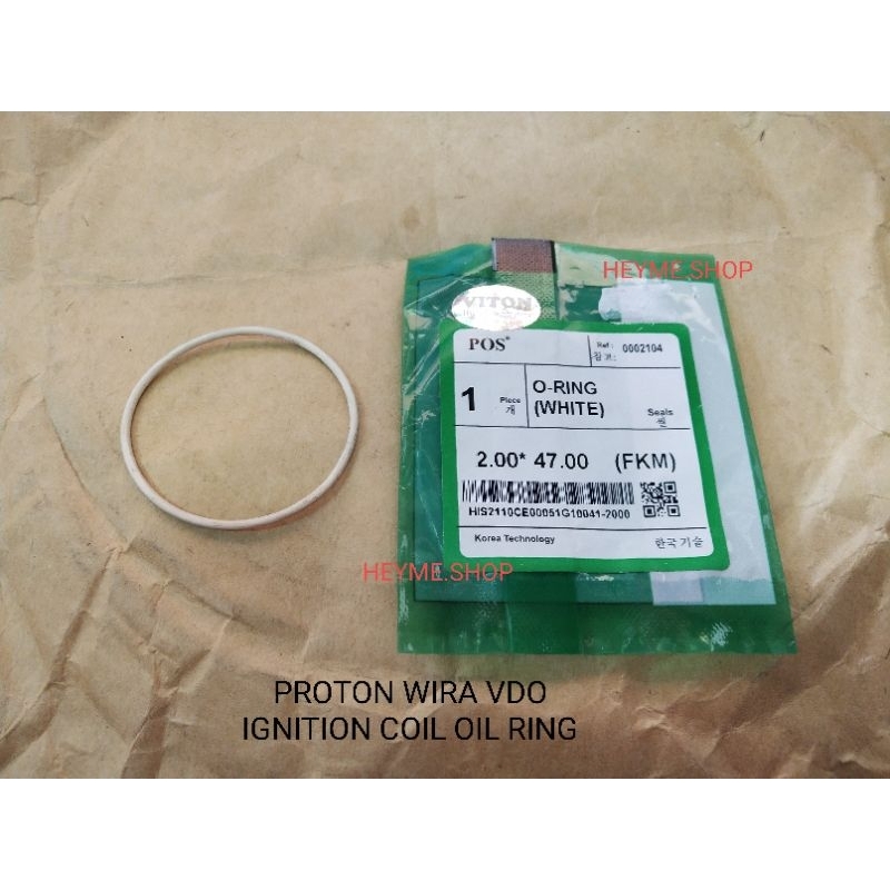 PROTON WIRA VDO IGNITION COIL OIL.RING DISTRIBUTOR OIL RING MADE WITH ...
