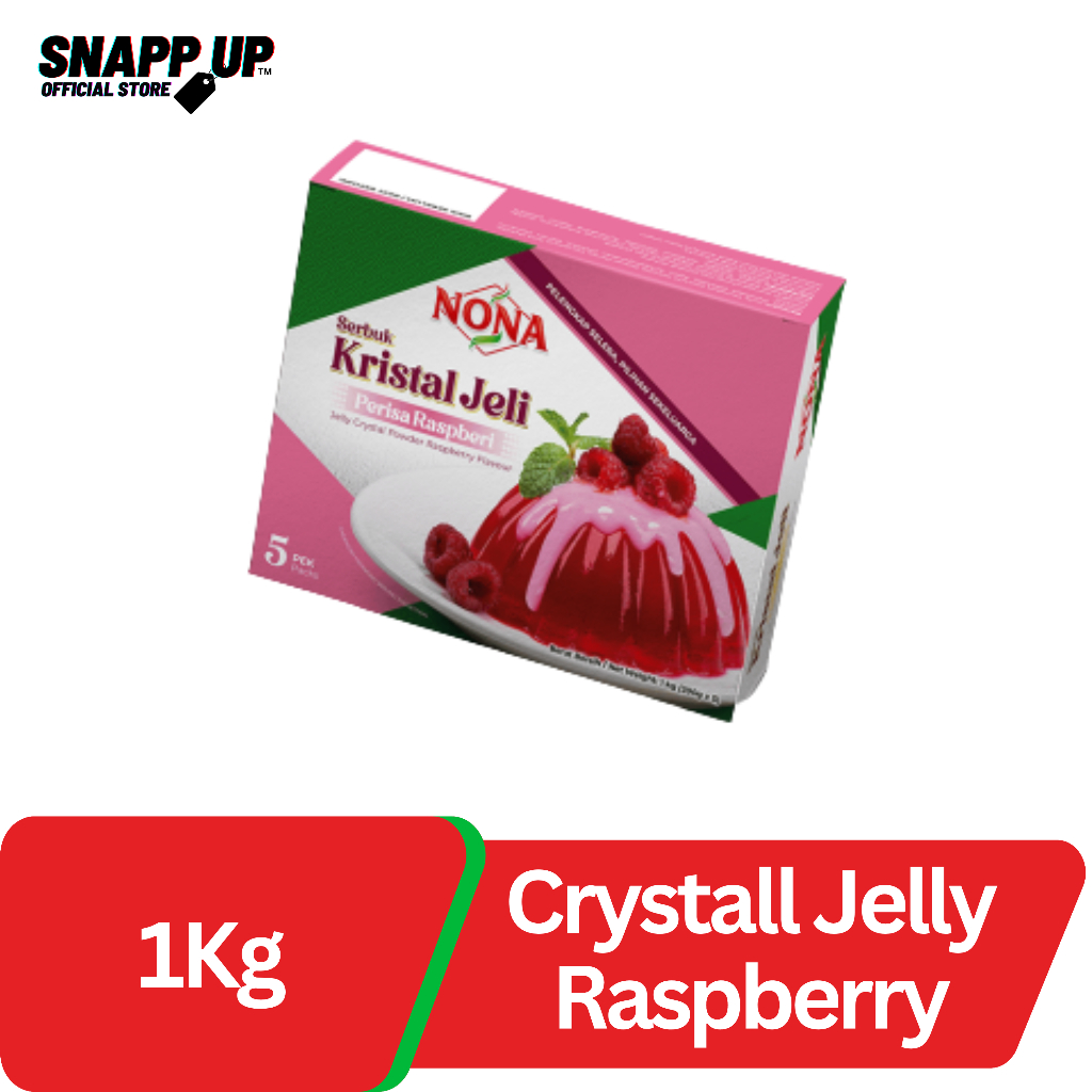 Nona Crystal Jelly Raspberry Flavour 1Kg Shopee Malaysia