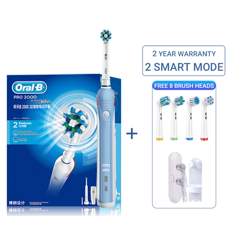 Oral-B D12 ElectricToothbrush-Vitality CrossAction Precision Clean ...