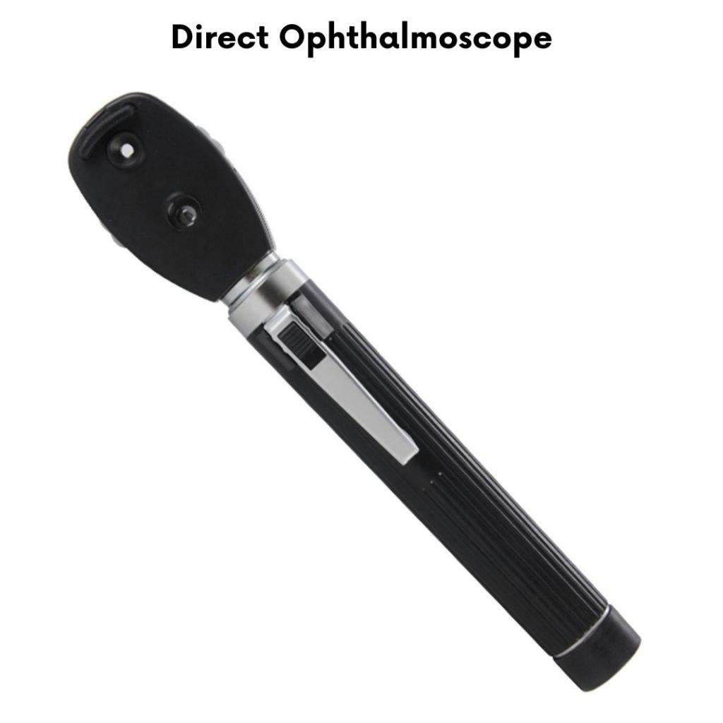 Ophthalmoscope Set Fiber Optic LED Eye Examination Direct