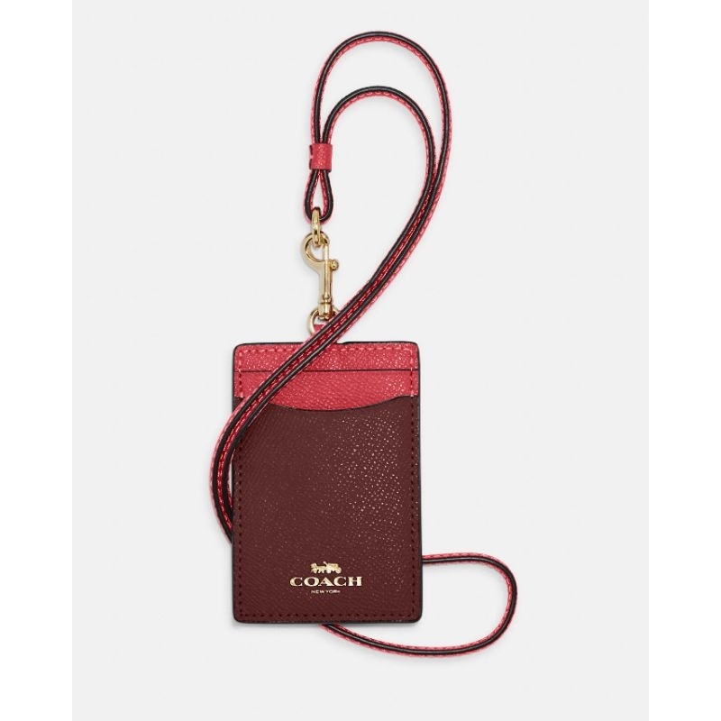 Coach ID Lanyard in Colorblock (Authentic 100%) | Shopee Malaysia