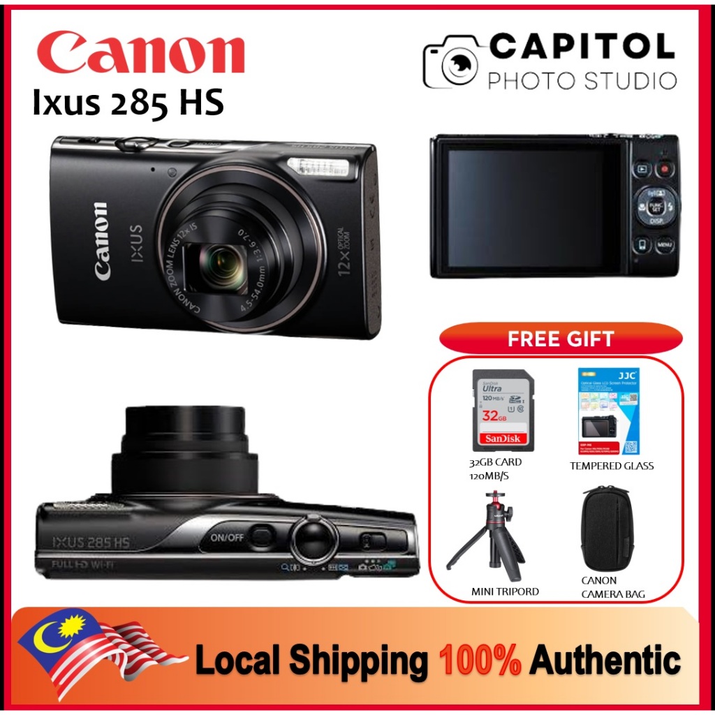 canon ixus 285 hs compact camera | Shopee Malaysia