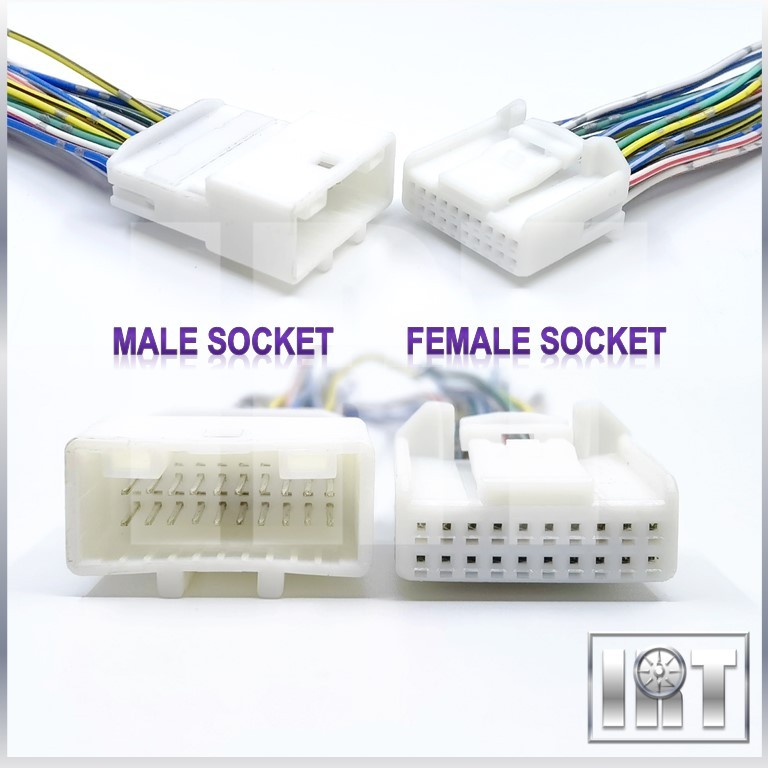 20 Pin Car Radio Player Socket Toyota MP4 Audio Connector Dashboard Car