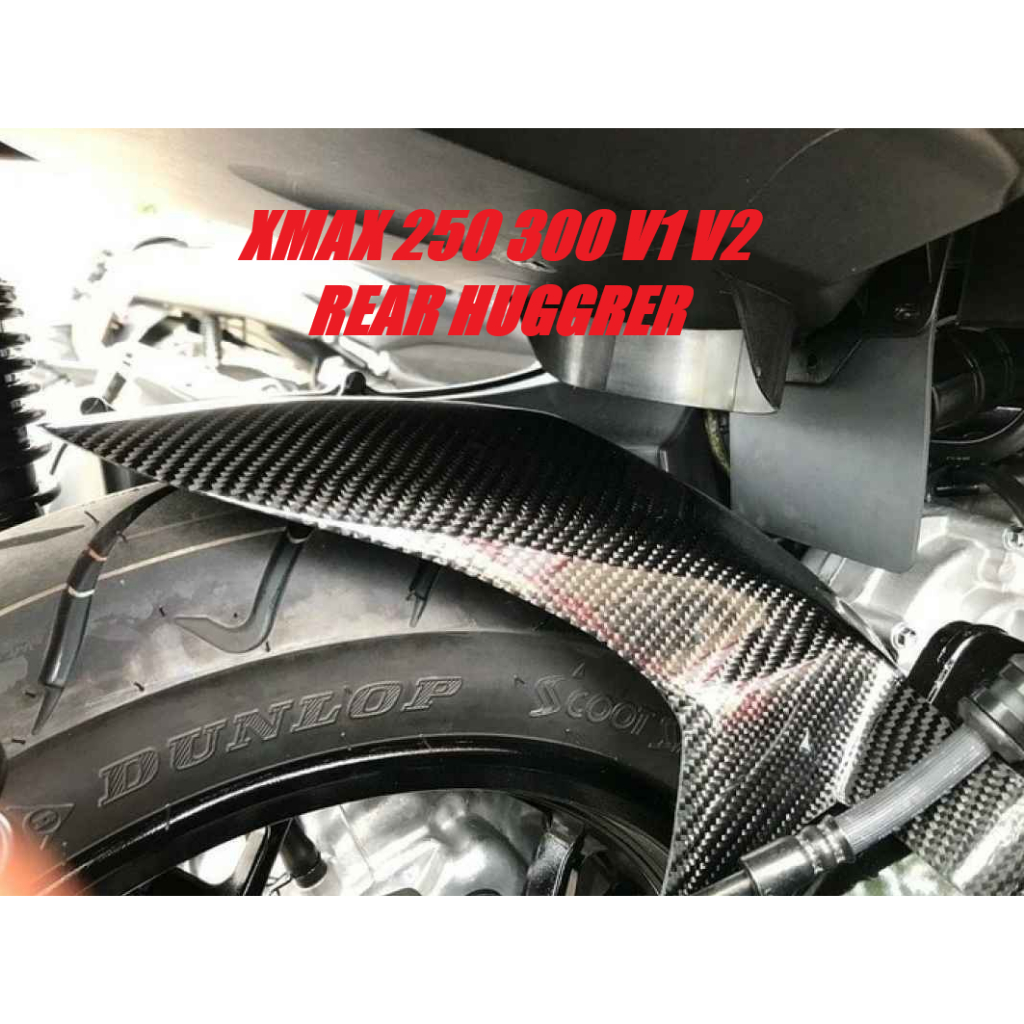 Yamaha Xmax V1 V2 Mudguard Belakang Rear Hugger Rear Fender Rear Wheel ...